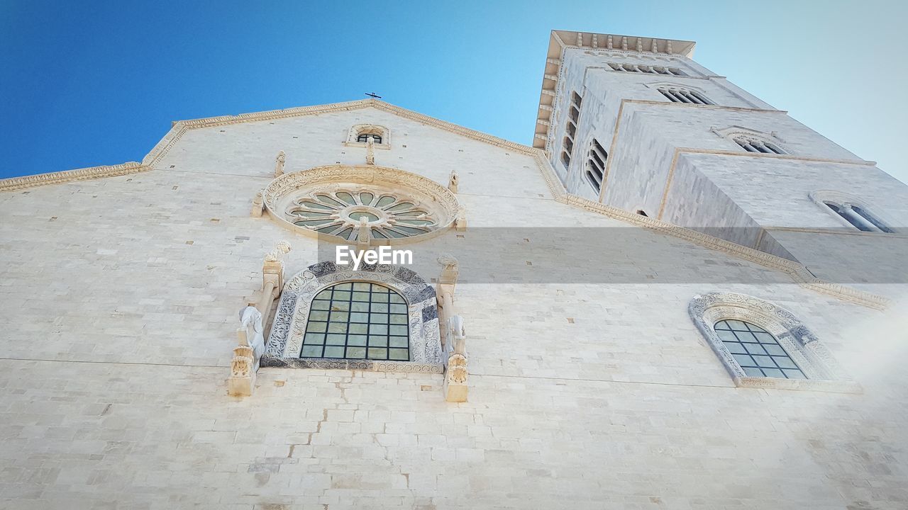 Low angle view of buildings against sky