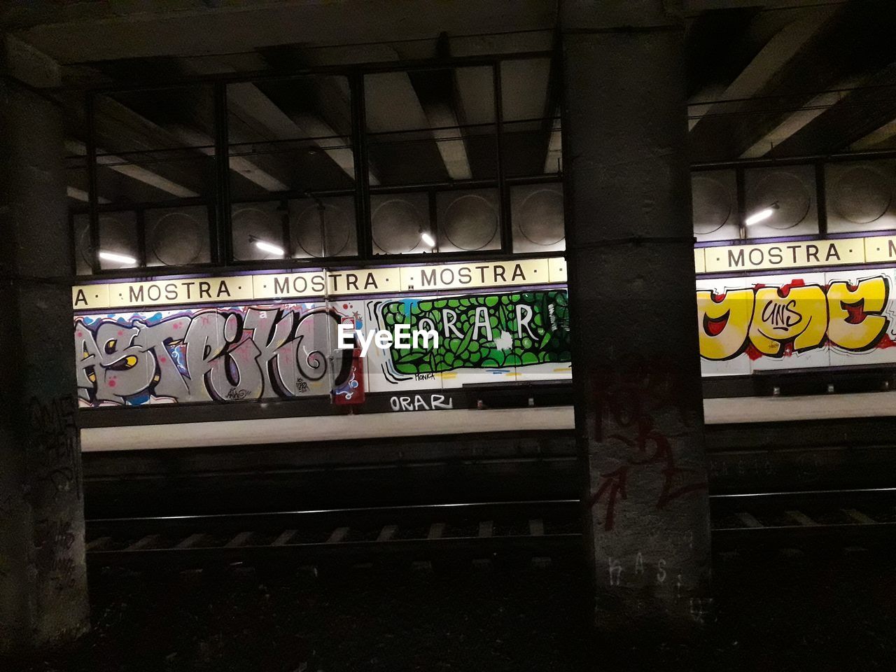 TEXT ON ILLUMINATED WALL