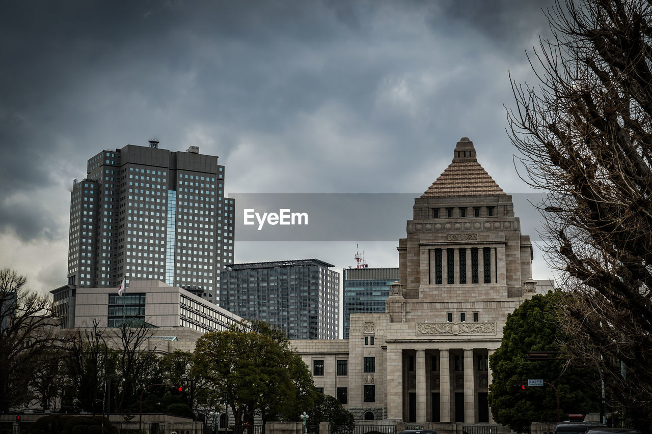 LOW ANGLE VIEW OF BUILDINGS