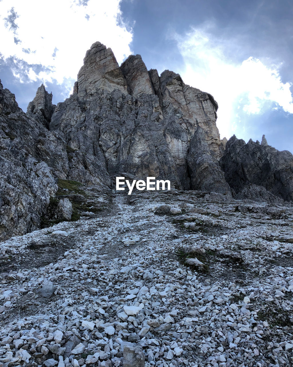 Rock formations against sky