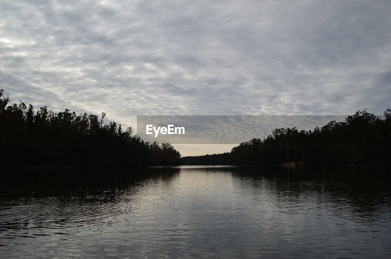 LAKE AT SUNSET