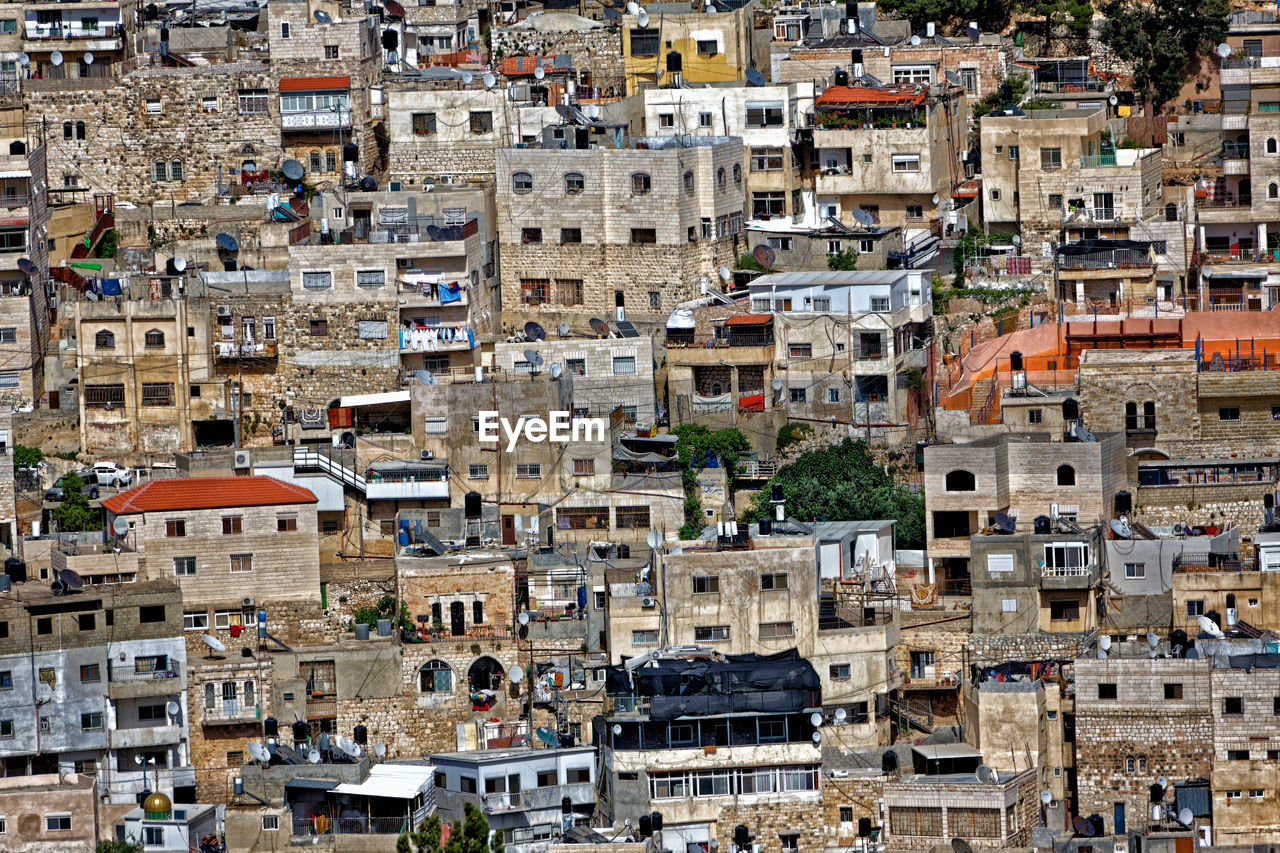 Full frame shot of buildings in old town