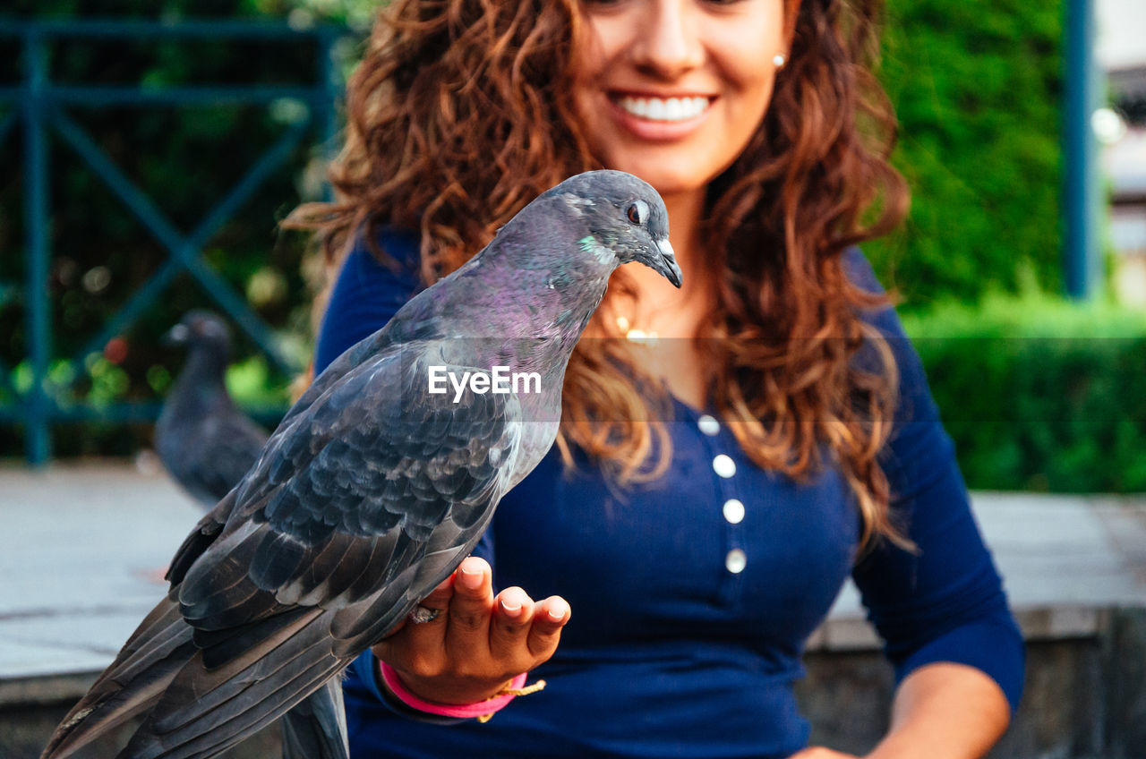 Portrait of smiling young woman