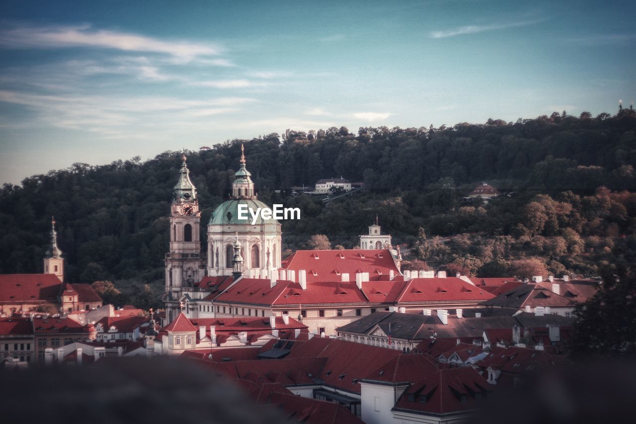 Prague's rooftops 