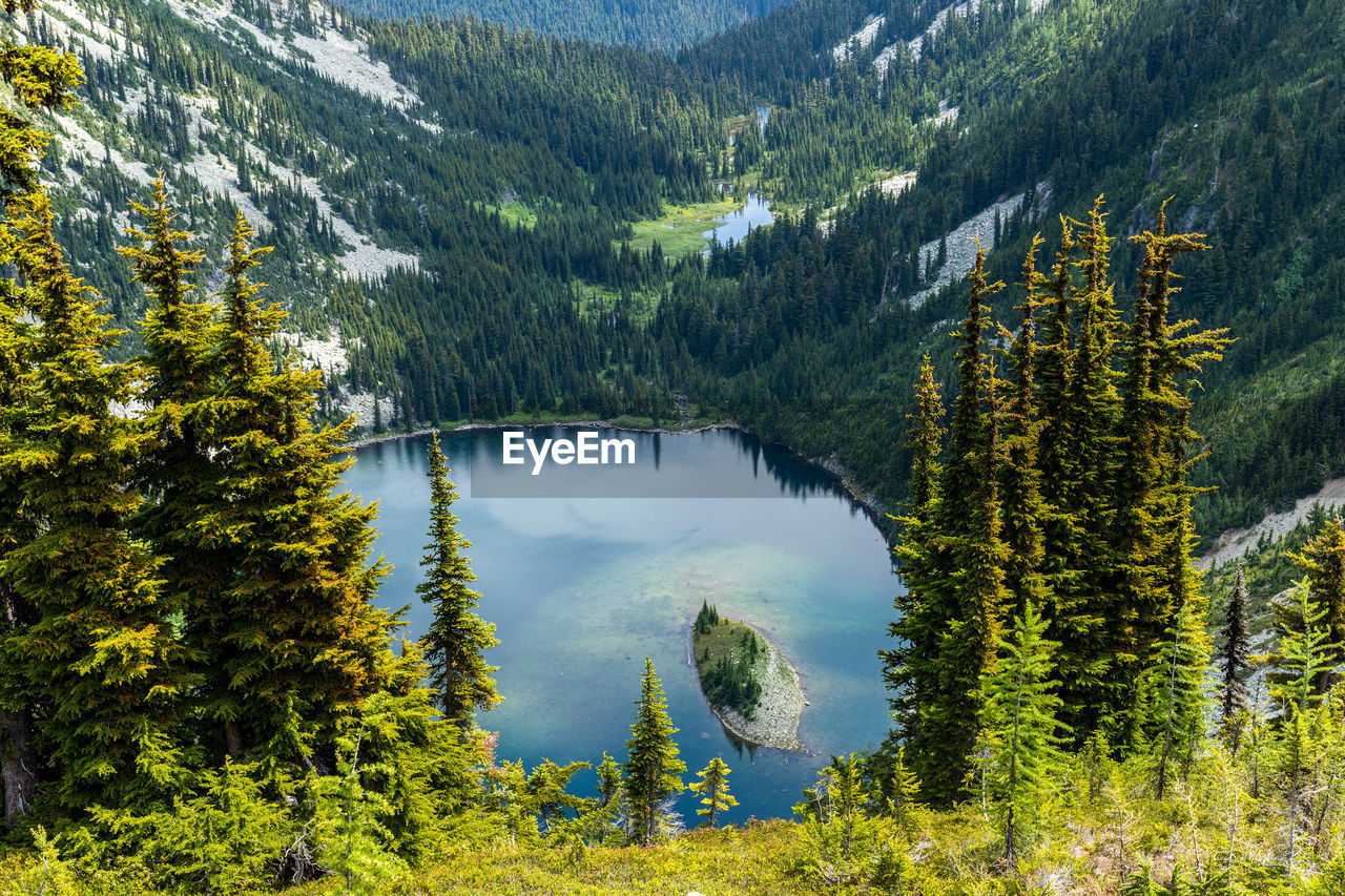 Hiking scenes in the beautiful north cascades wilderness.