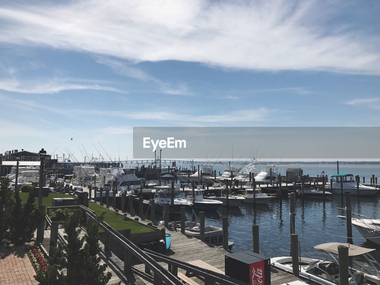 HARBOR AGAINST SKY