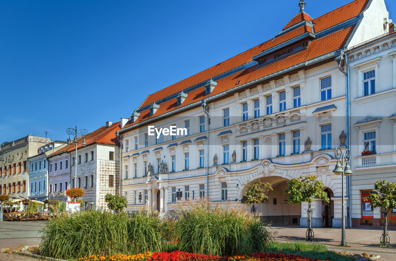 Slovak national uprising square or snp square is main square in banska bystrica, slovakia