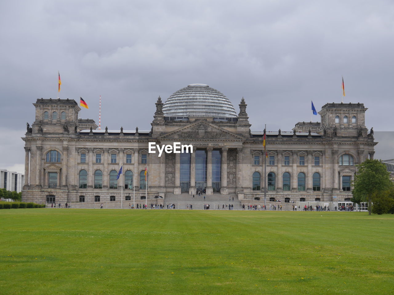 View of the reichstag in berlin.