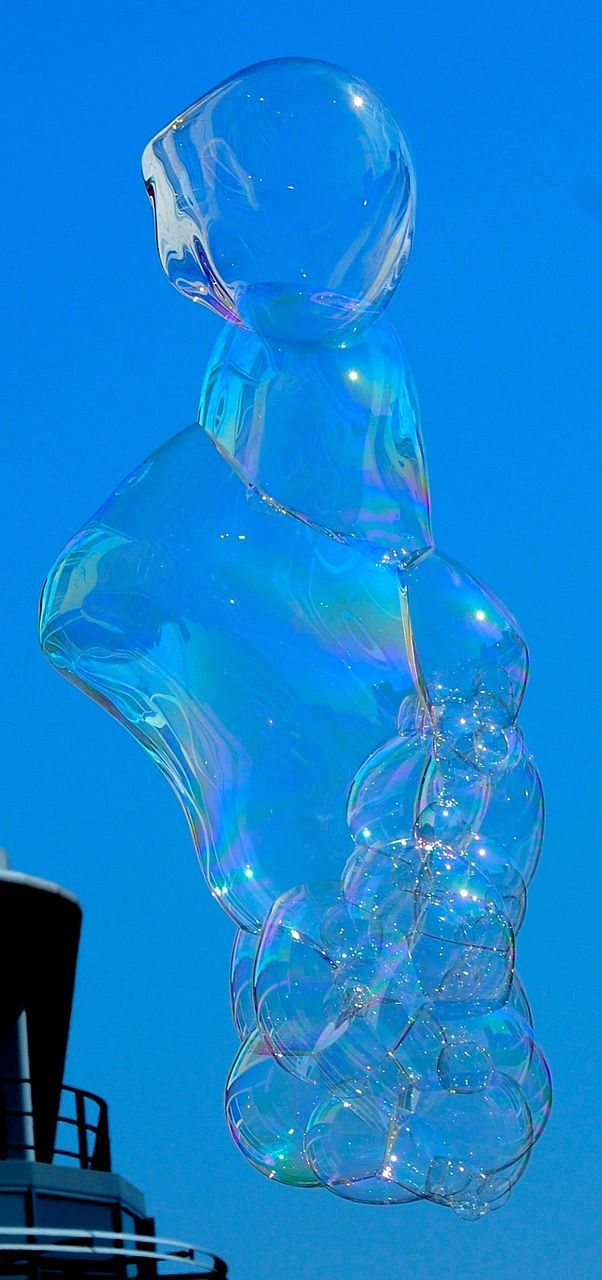 CLOSE-UP OF BLUE WATER AGAINST CLEAR SKY