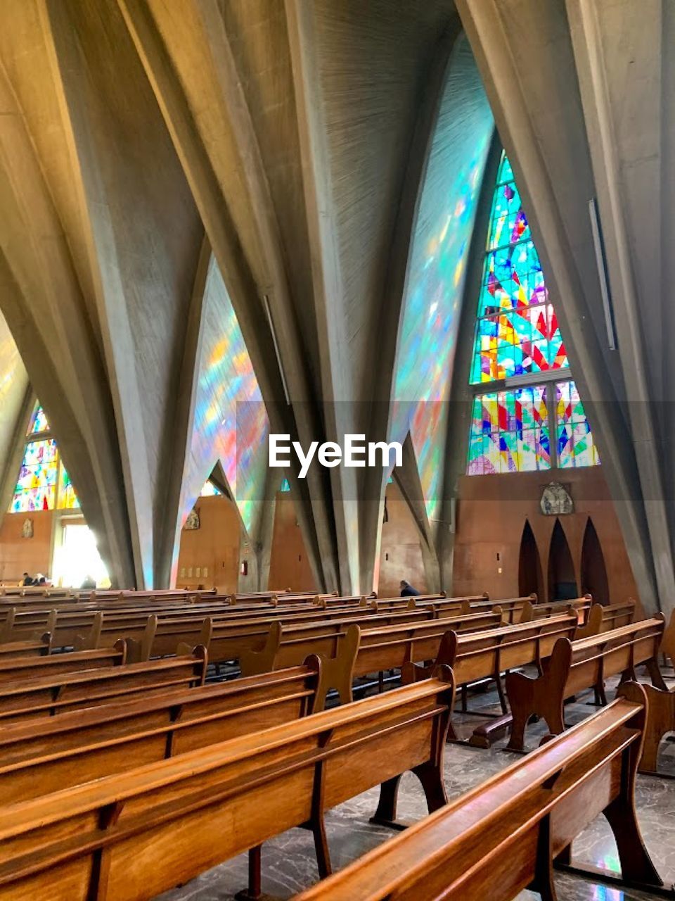 architecture, built structure, place of worship, indoors, religion, wood, building, no people, seat, bench, window, belief, spirituality, travel destinations, worship, stained glass, catholicism