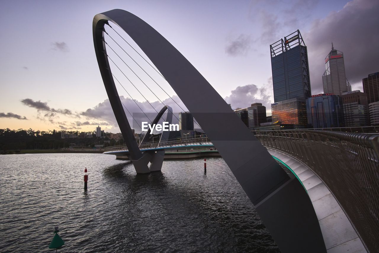 VIEW OF BRIDGE OVER RIVER