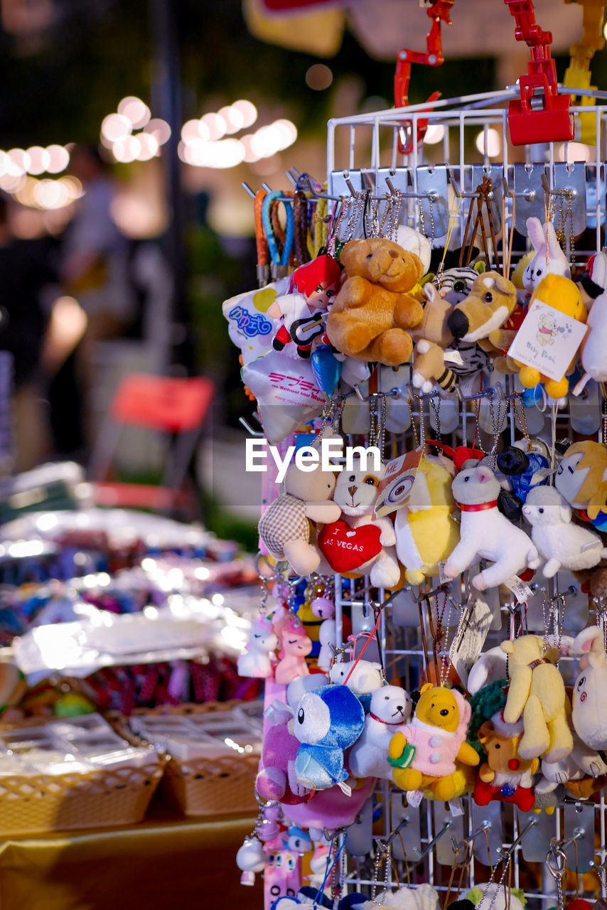 COLORFUL TOYS FOR SALE IN MARKET