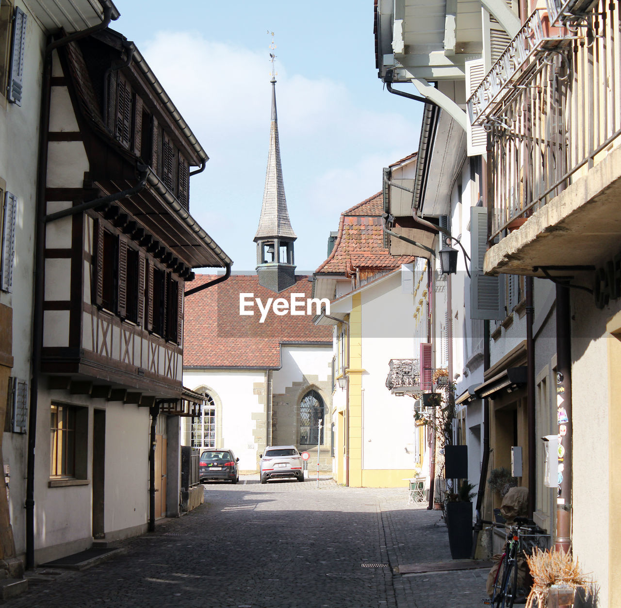 street amidst buildings