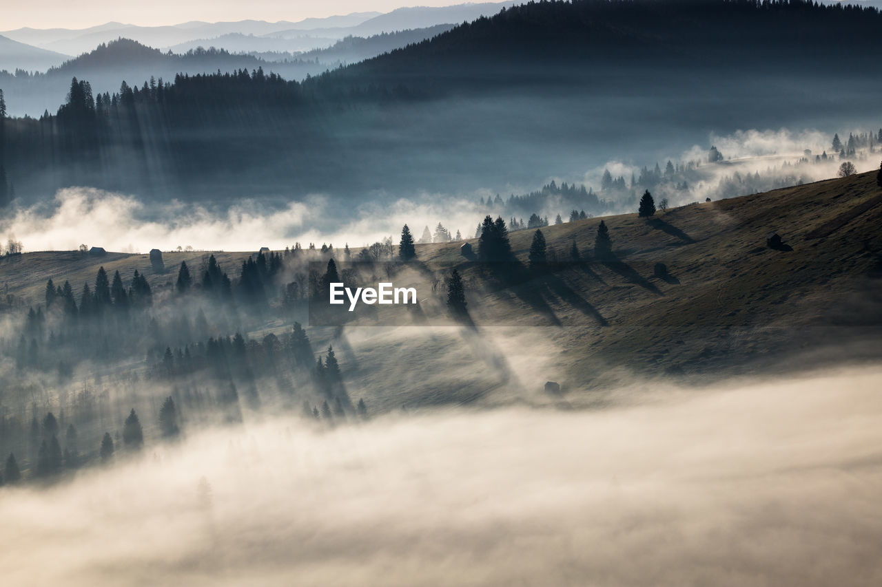 Panoramic view of landscape against sky