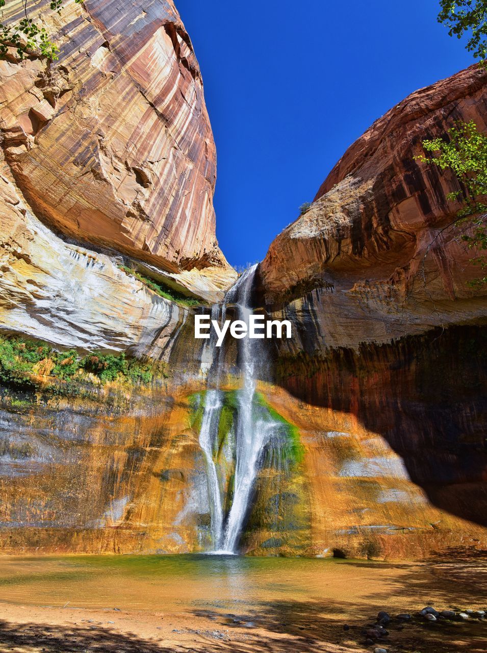 Lower calf creek falls waterfall colorful grand staircase escalante national monument boulder utah