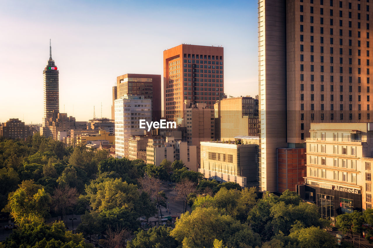 View of buildings in city