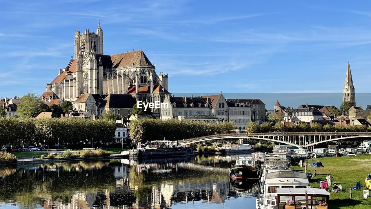 Cathedral and city over river