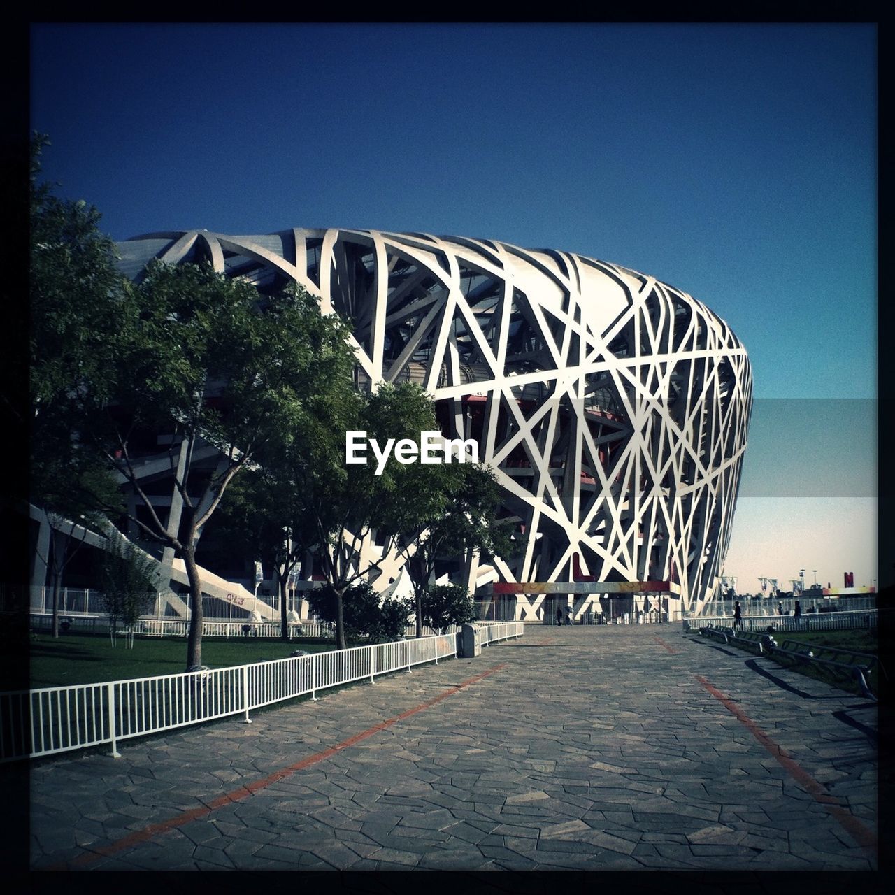 The birds nest olympic stadium at beijing