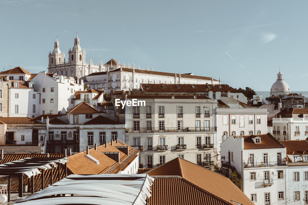 View of buildings in city