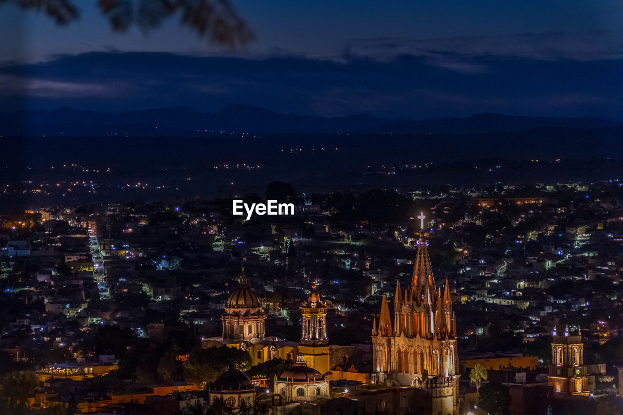 View from the look out in san miguel de allende, guanajuato.