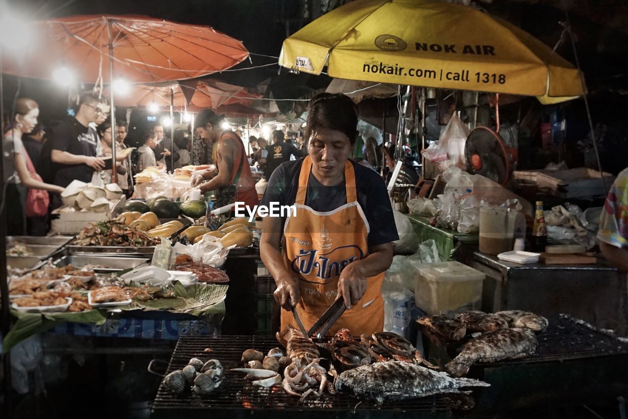 PEOPLE FOR SALE AT MARKET