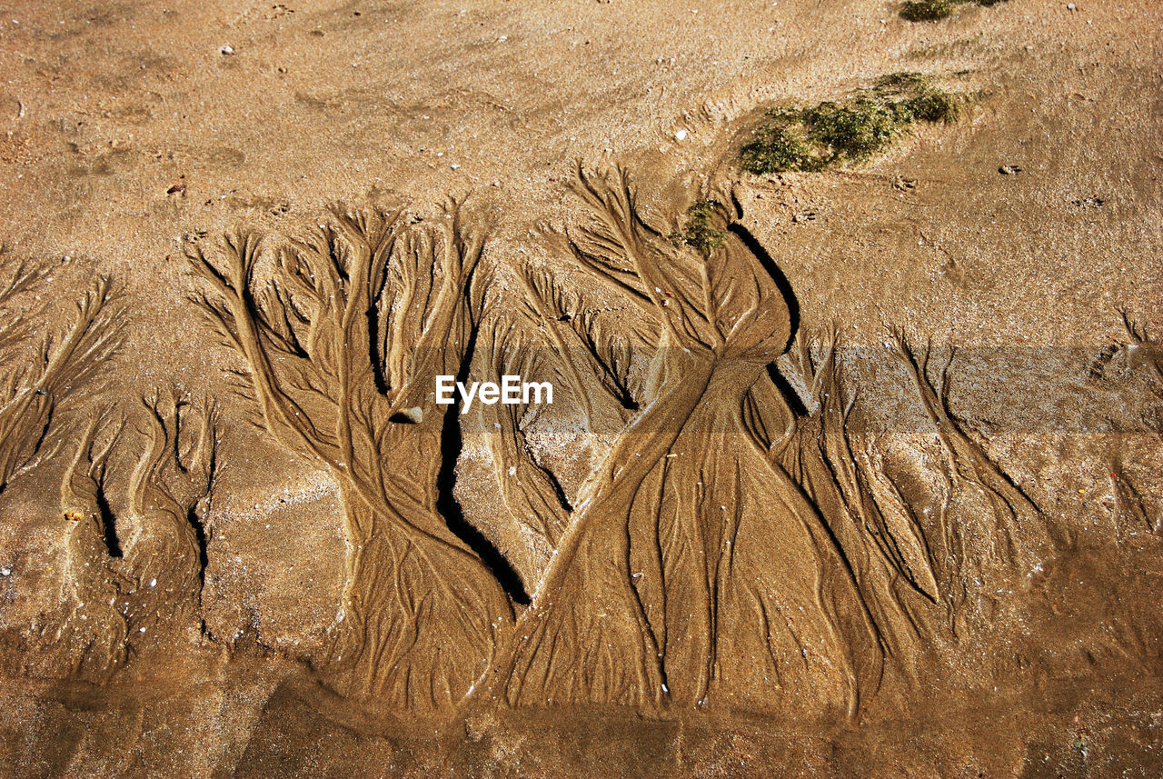 Full frame shot of sand art