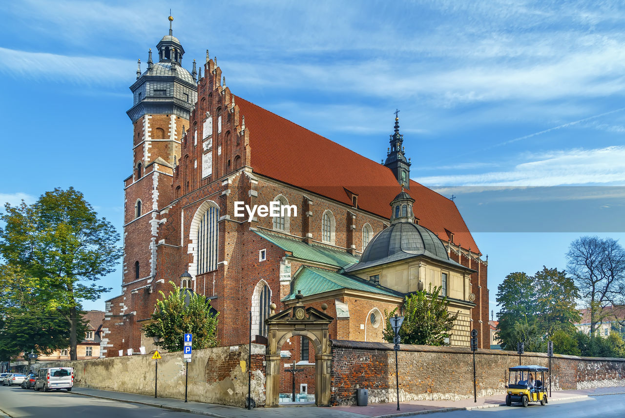 Corpus christi basilica located in the kazimierz district of krakow, poland