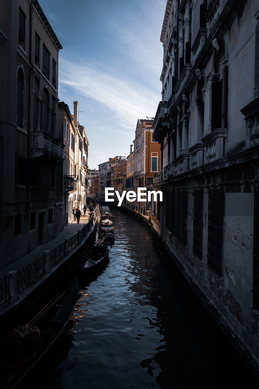 CANAL PASSING THROUGH BUILDINGS