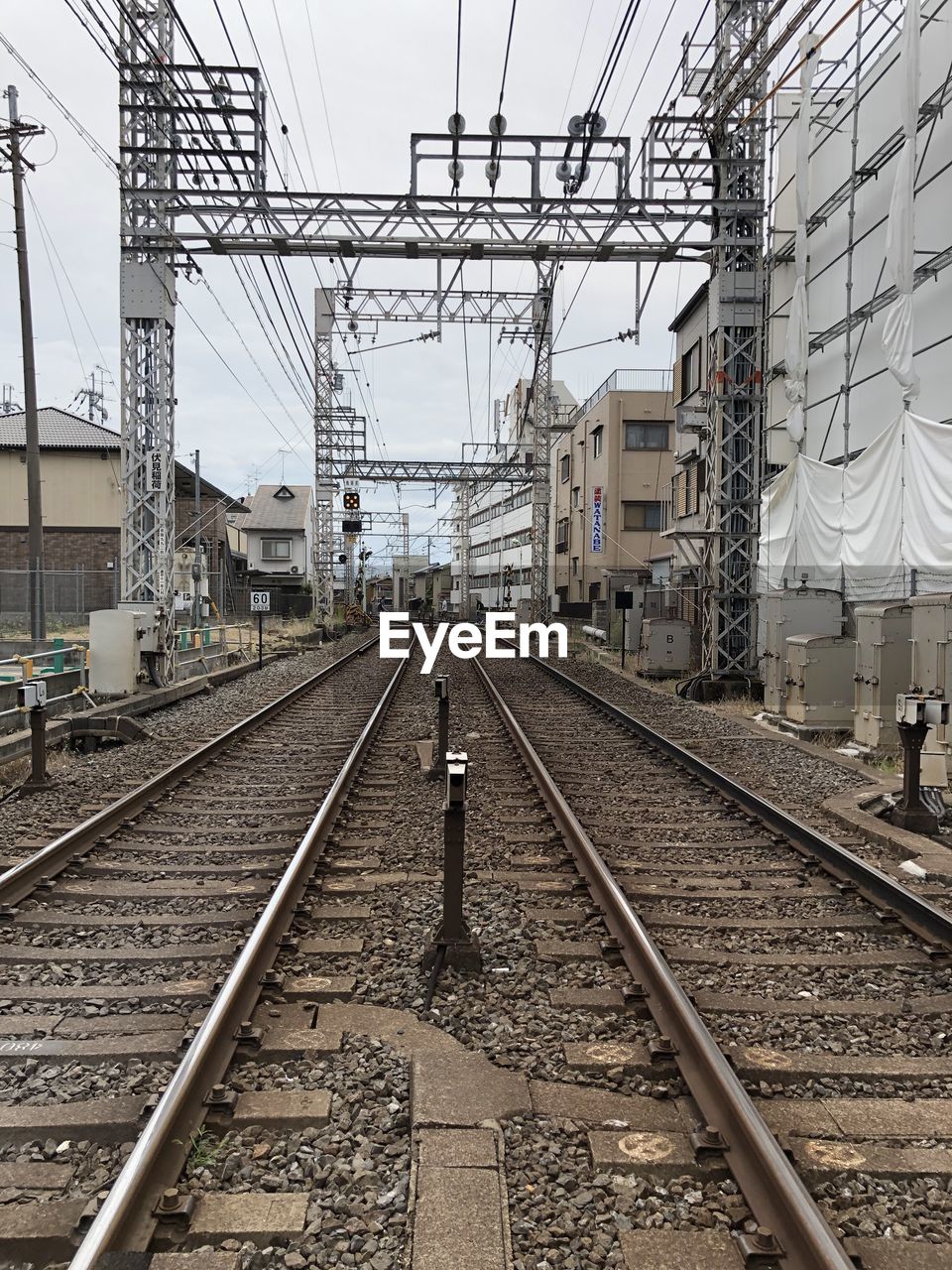 Train track in kyoto