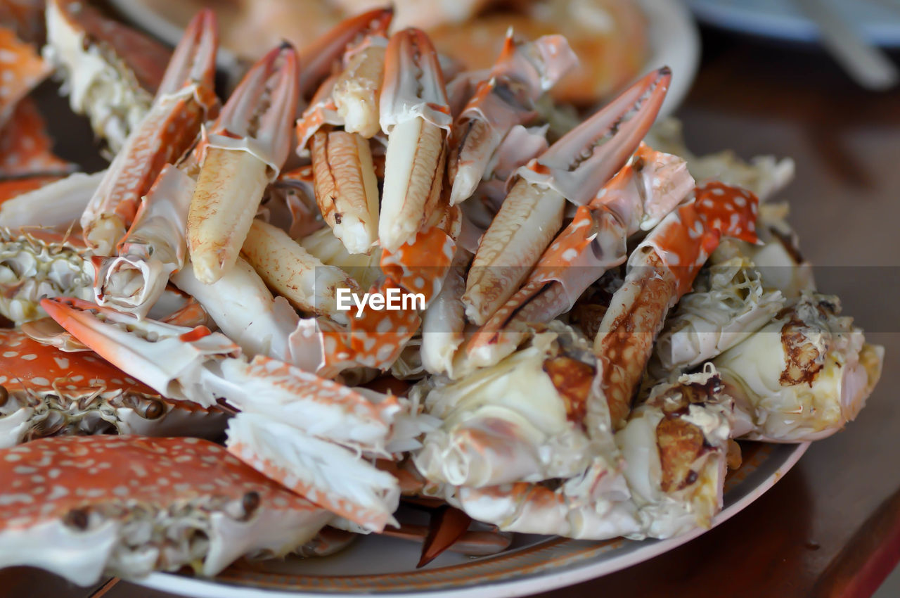 HIGH ANGLE VIEW OF FOOD ON TABLE