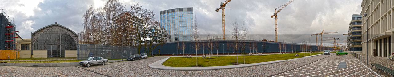 PANORAMIC VIEW OF CITY BUILDINGS