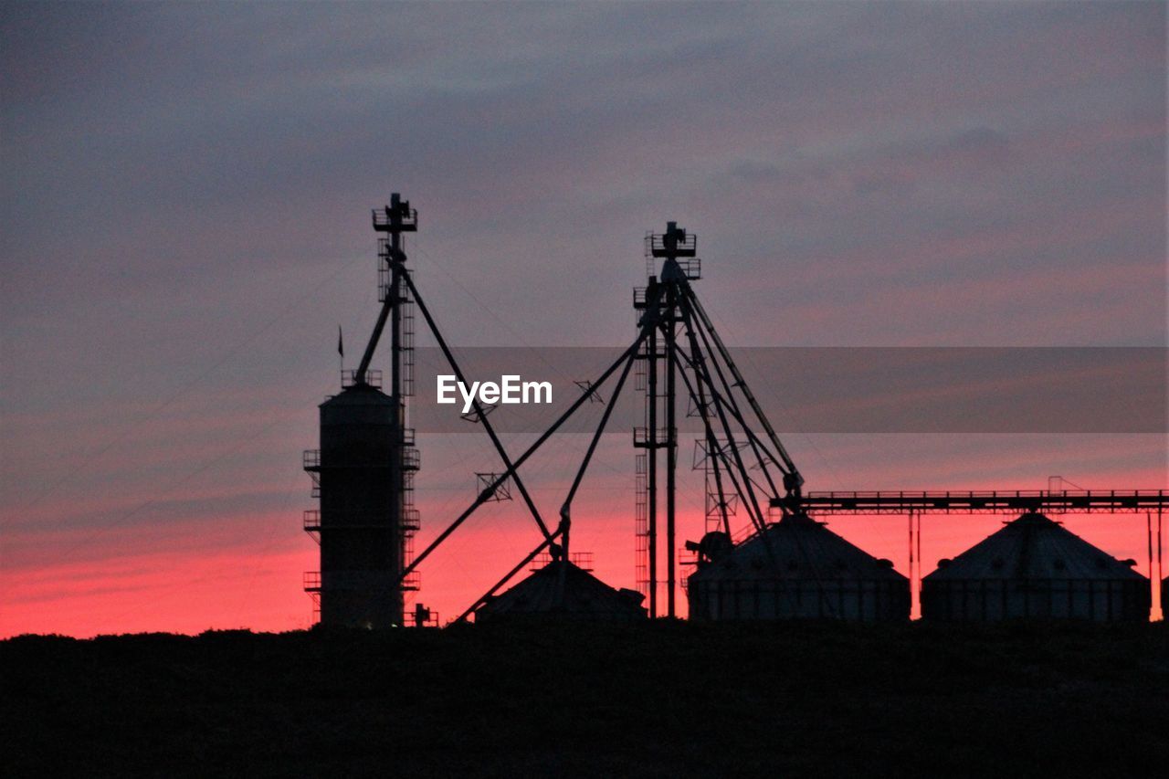 SILHOUETTE OF BUILDING AGAINST SKY