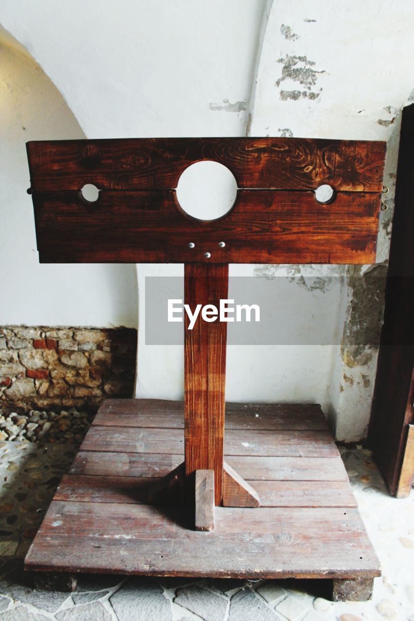 View of pillory