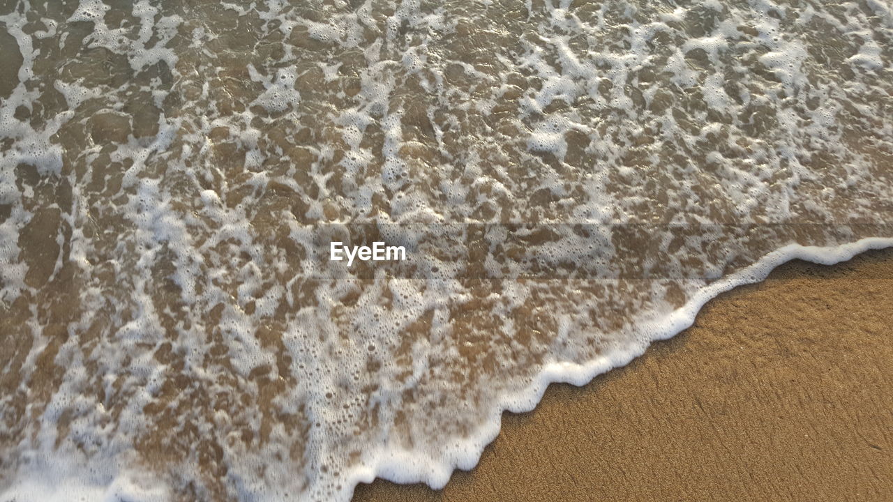 SCENIC VIEW OF WAVES ON BEACH