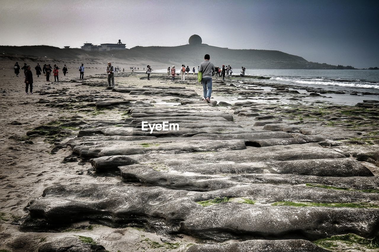 PEOPLE ON BEACH