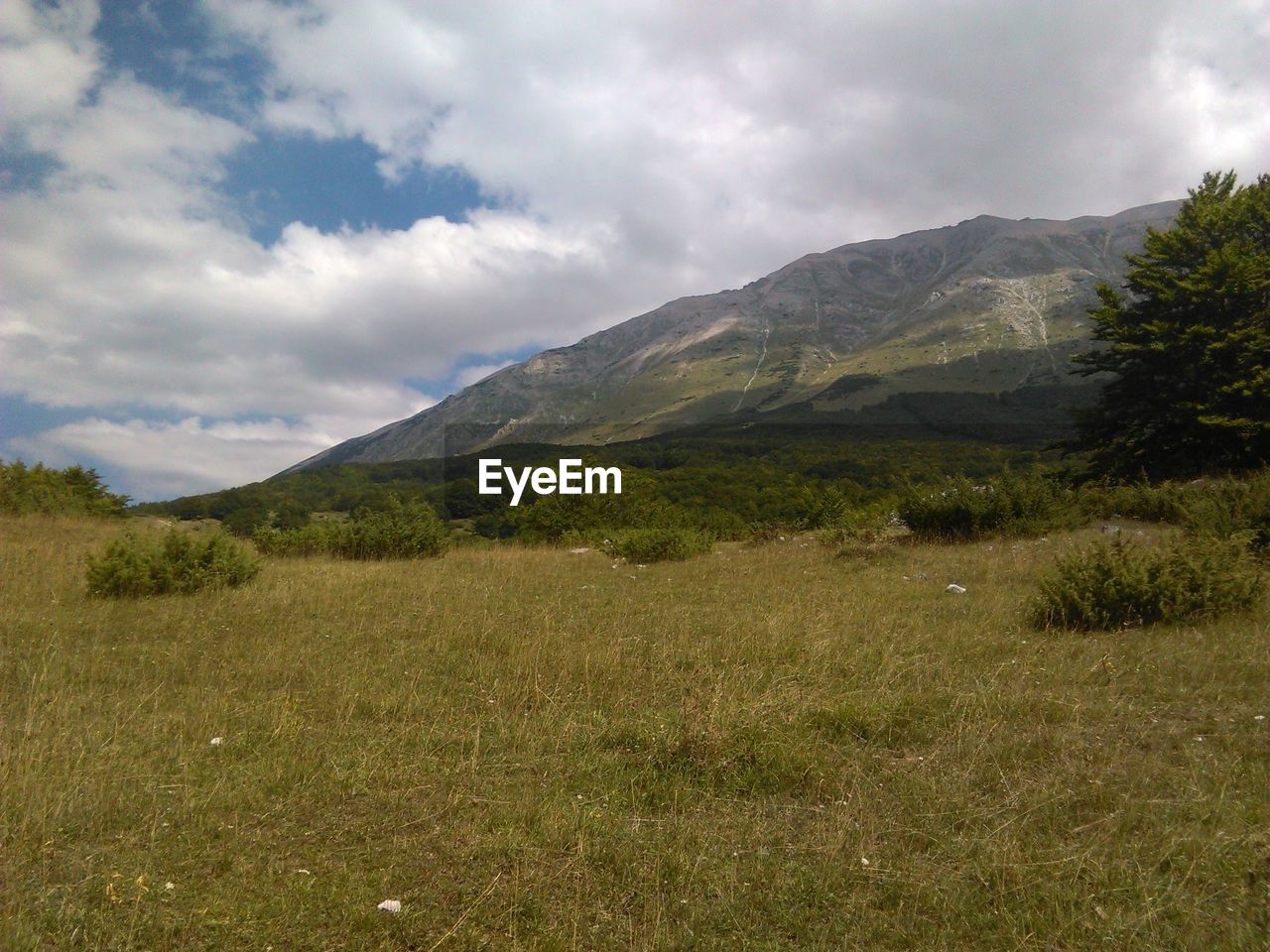 SCENIC VIEW OF LANDSCAPE AND MOUNTAINS