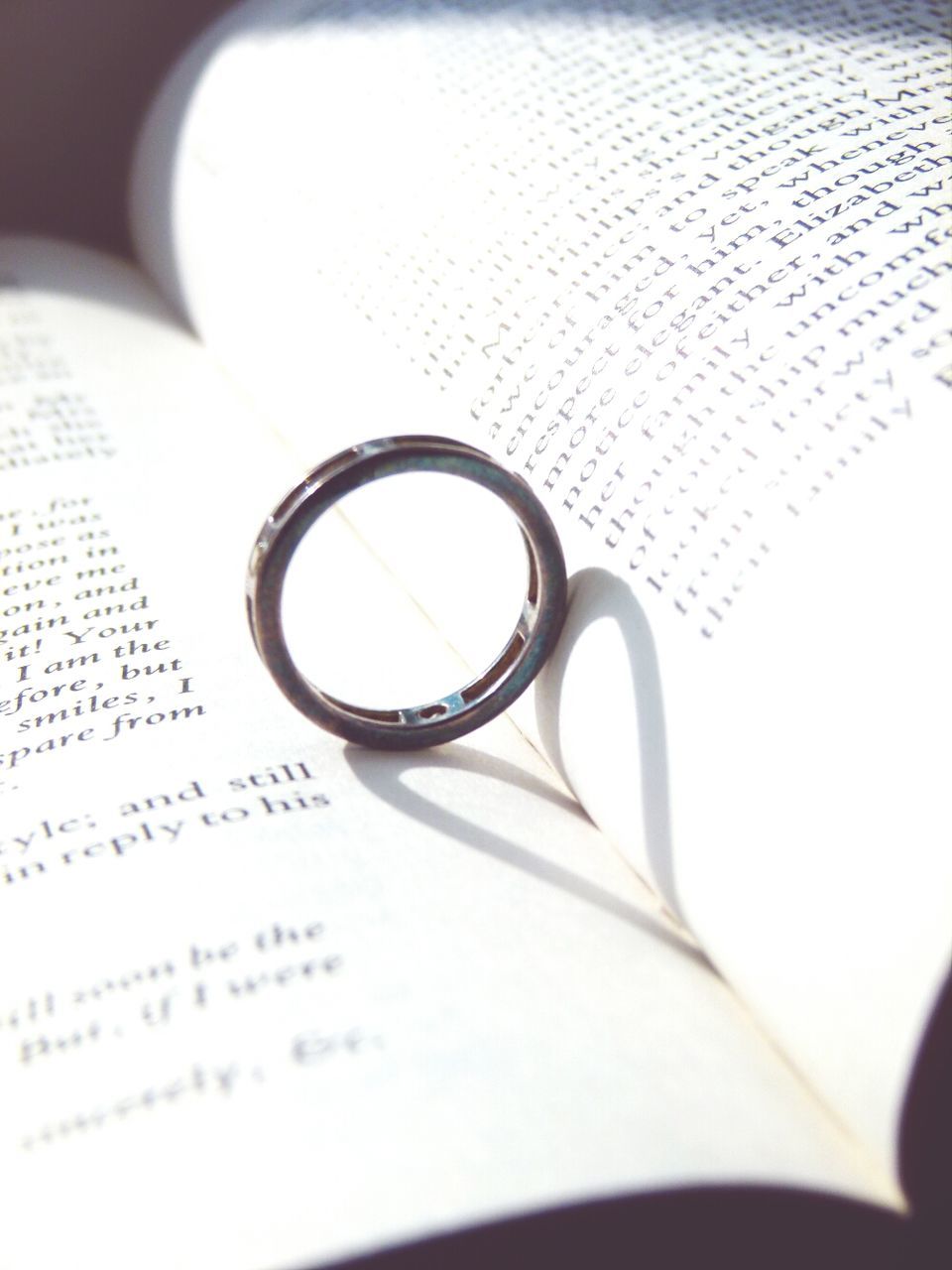 Ring in book