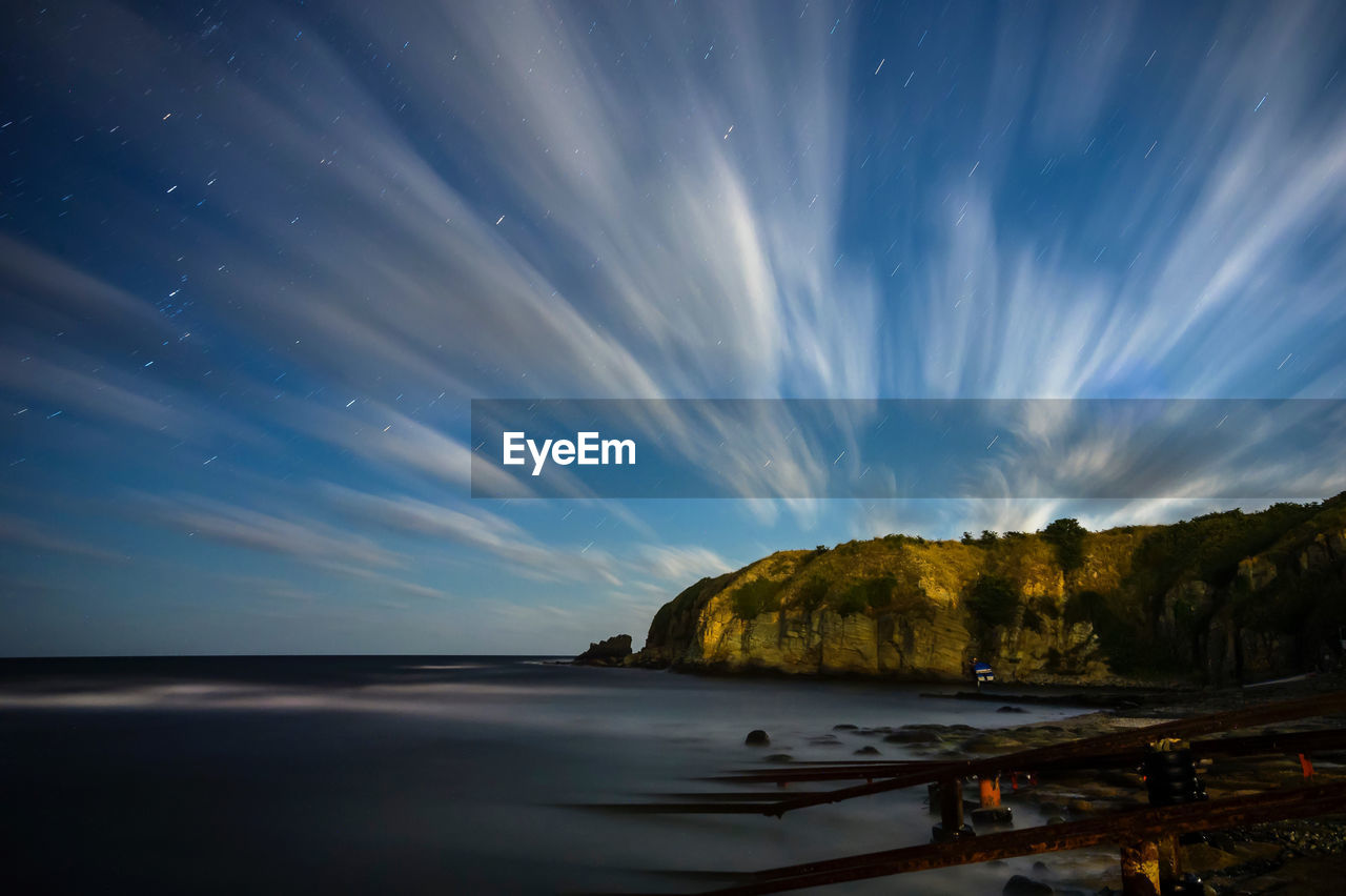 PANORAMIC VIEW OF SEA AGAINST SKY