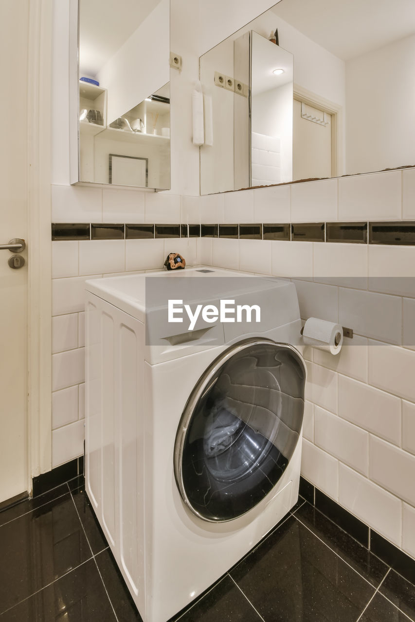 Interior of bathroom