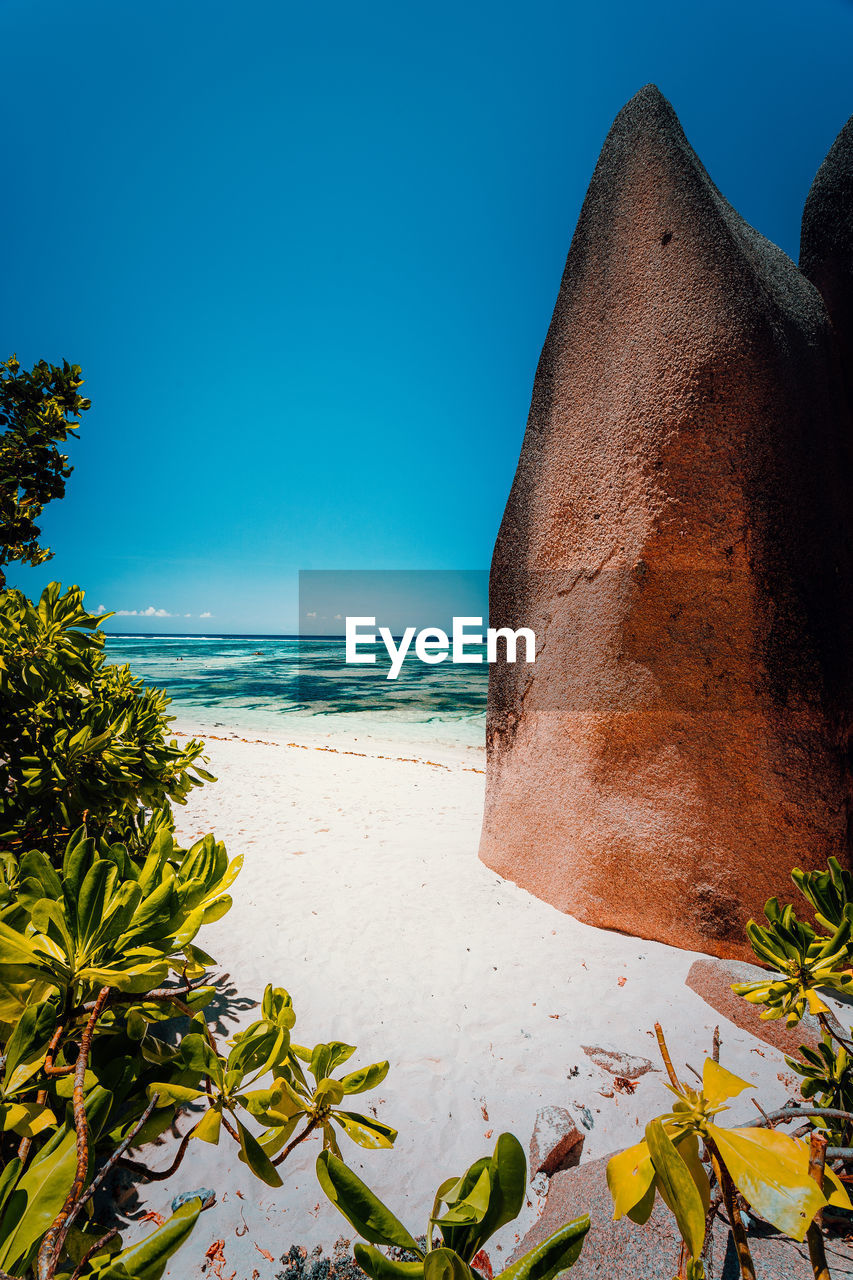 SCENIC VIEW OF SEA AGAINST BLUE SKY