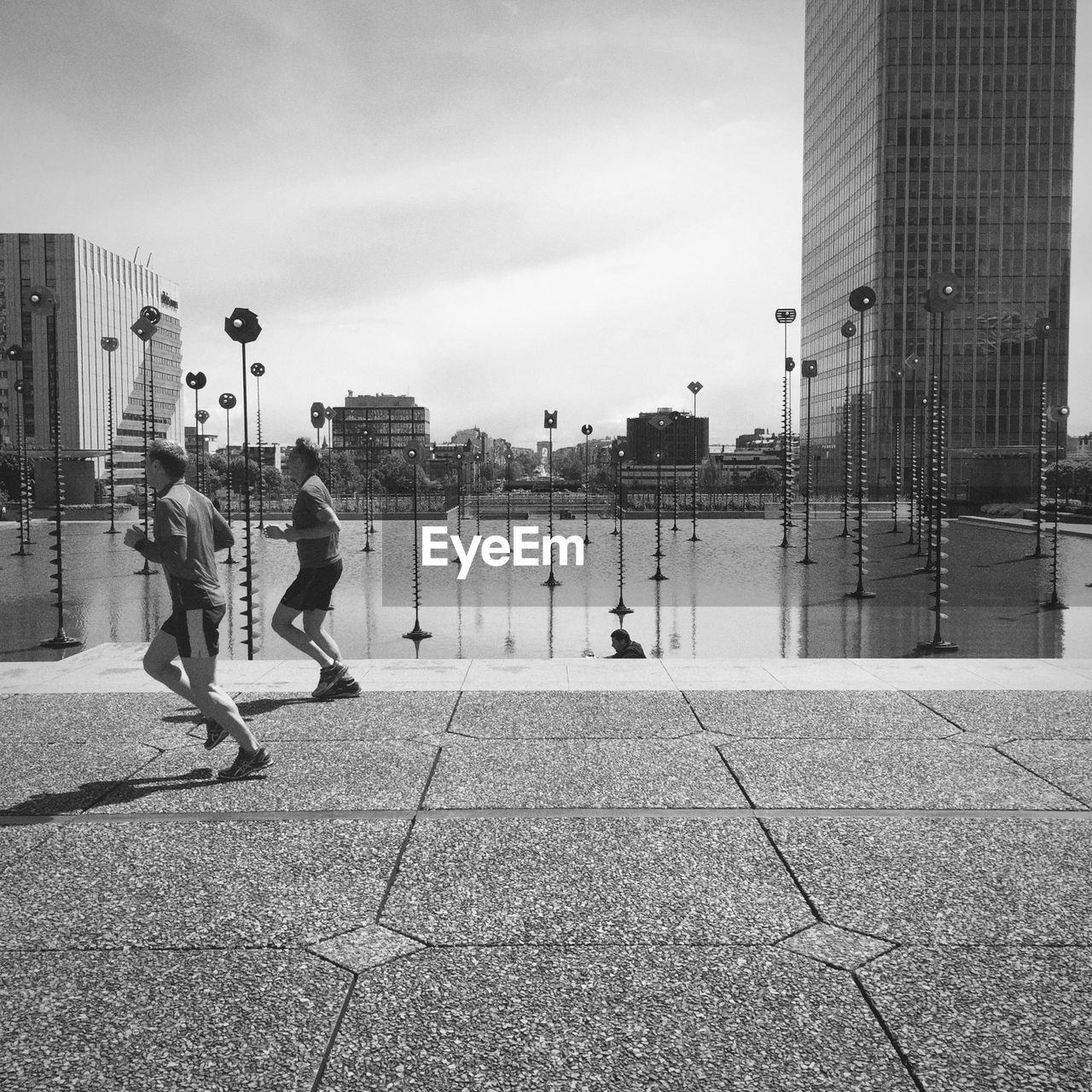 WOMAN WALKING IN CITY