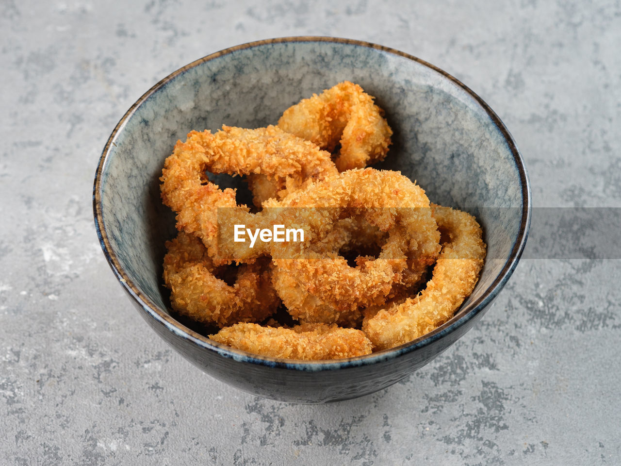 high angle view of food in plate on table