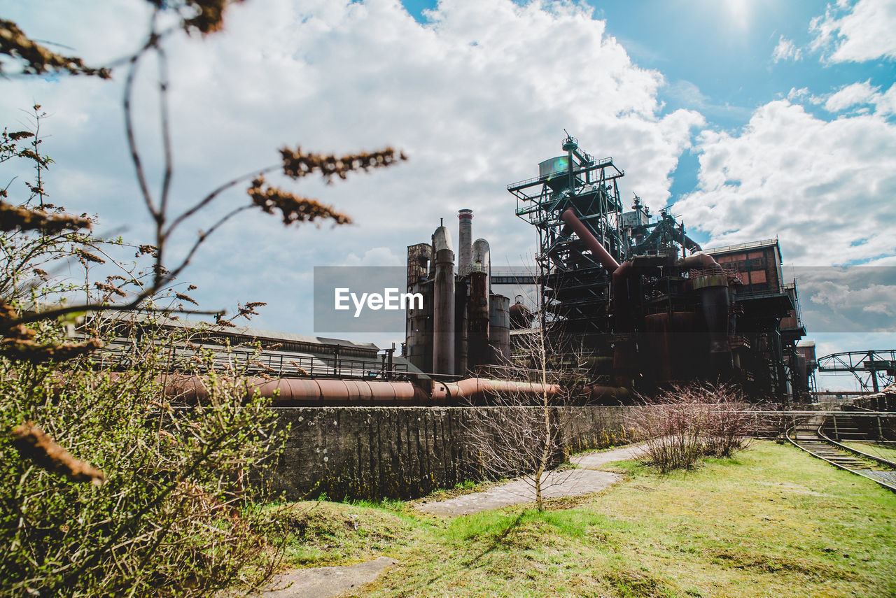 VIEW OF ABANDONED FACTORY