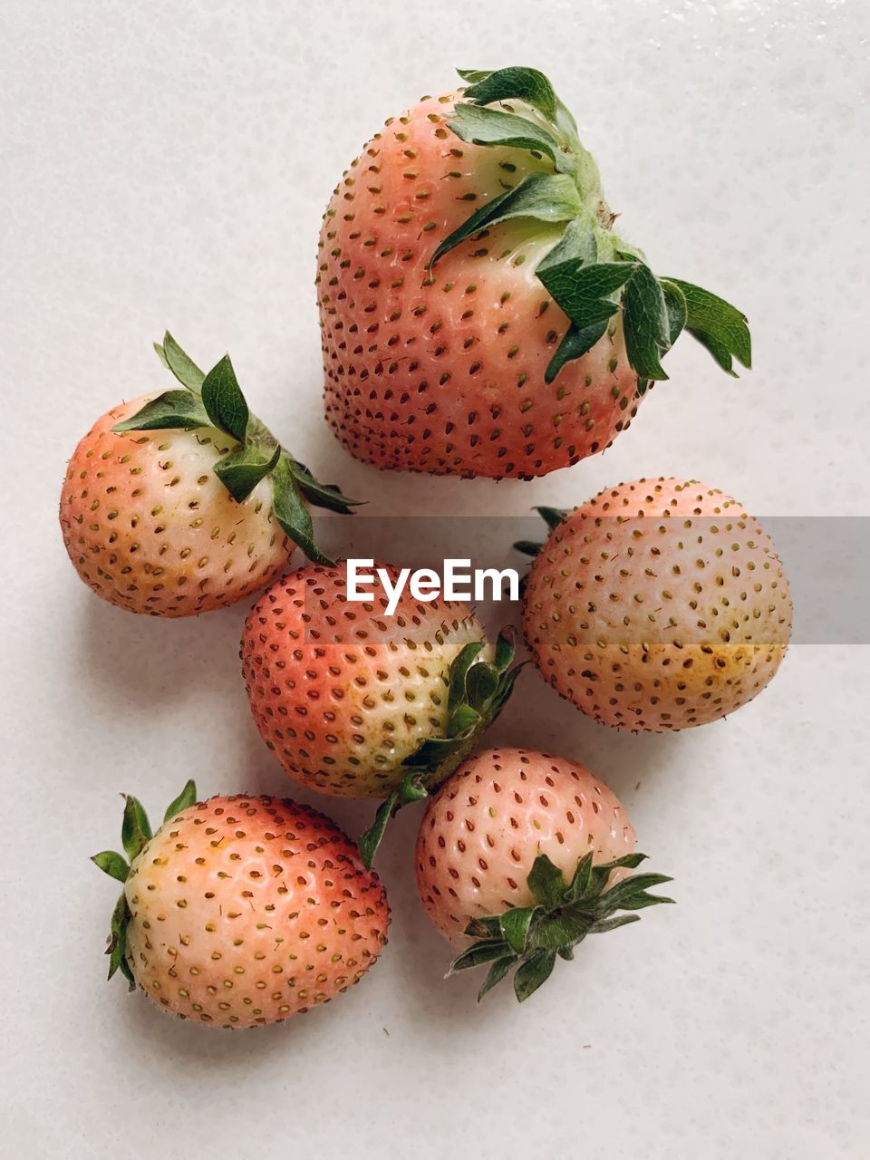 HIGH ANGLE VIEW OF FRESH FRUITS ON TABLE