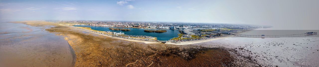 PANORAMIC VIEW OF SEA AGAINST SKY