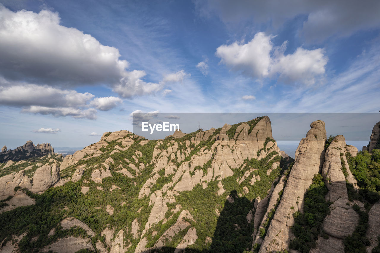 SCENIC VIEW OF ROCK FORMATIONS AGAINST SKY