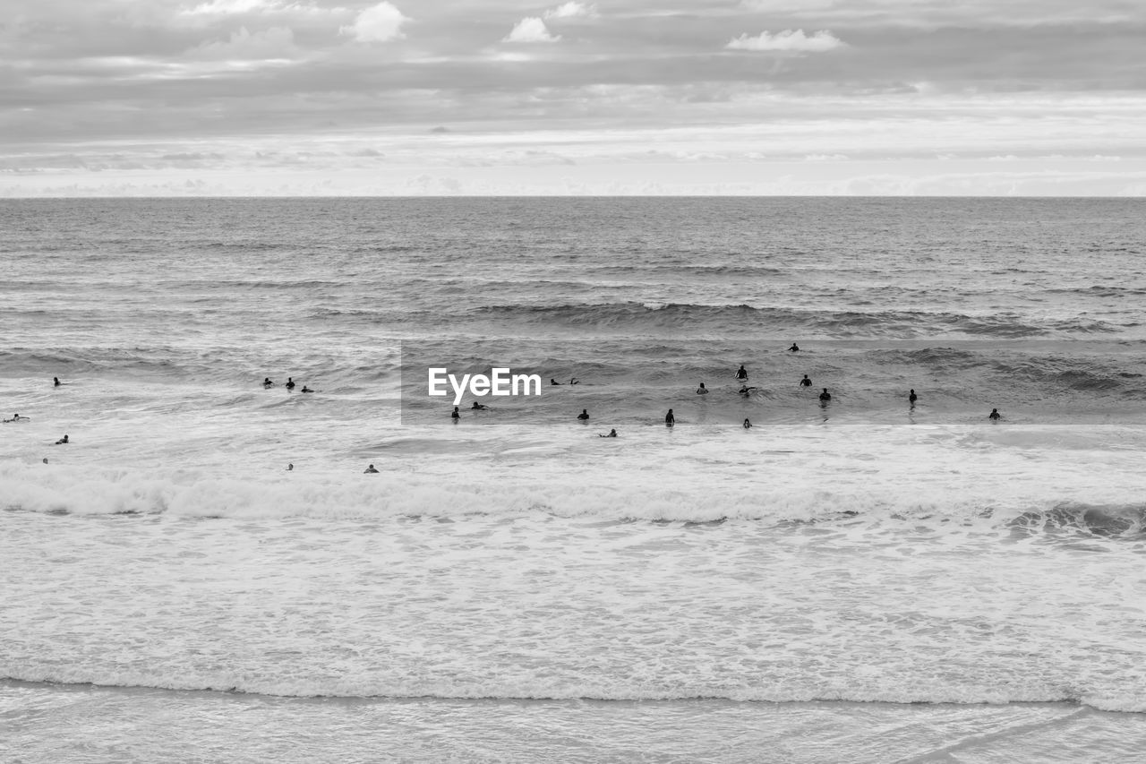 Group of people on beach