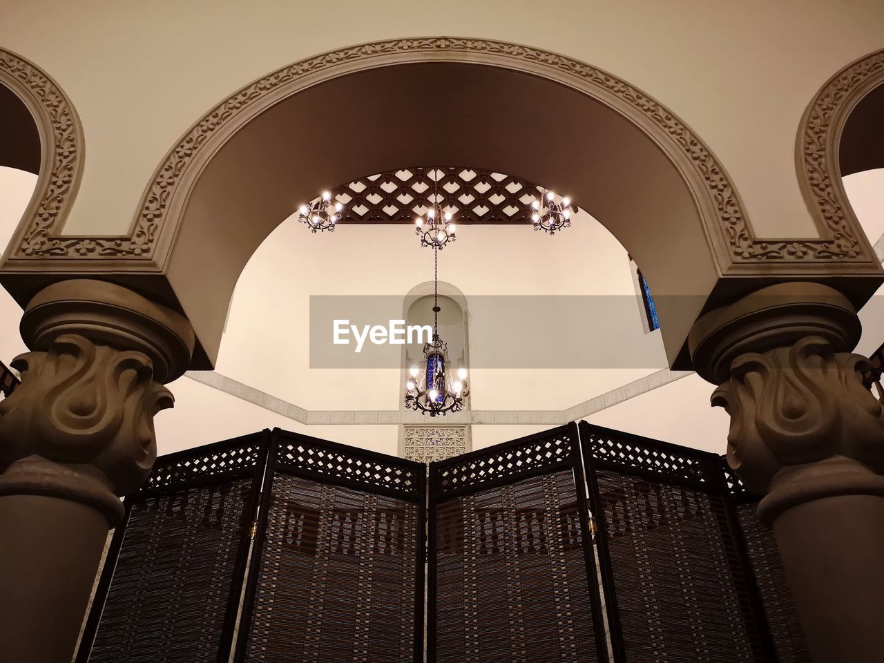 Low angle view of mosque