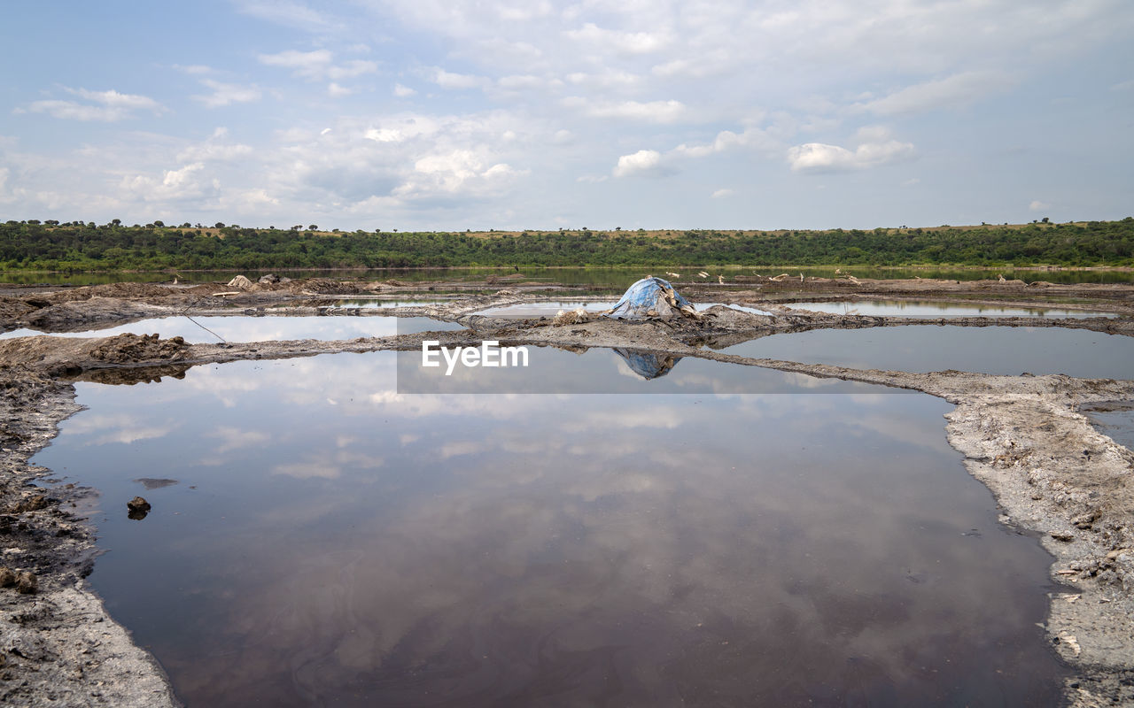 Panoramic landscape, national parks of uganda, africa