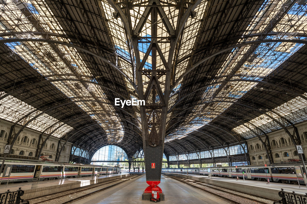 INTERIOR OF RAILROAD STATION